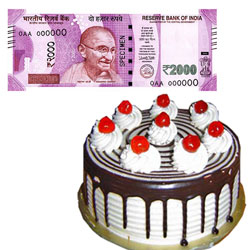 Cash - Rs. 2001 + 1kg cake - Click here to View more details about this Product